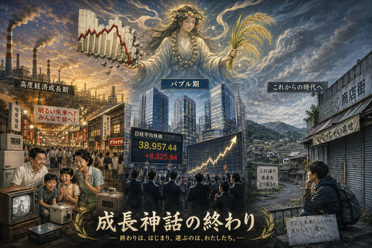 成長神話の崩壊